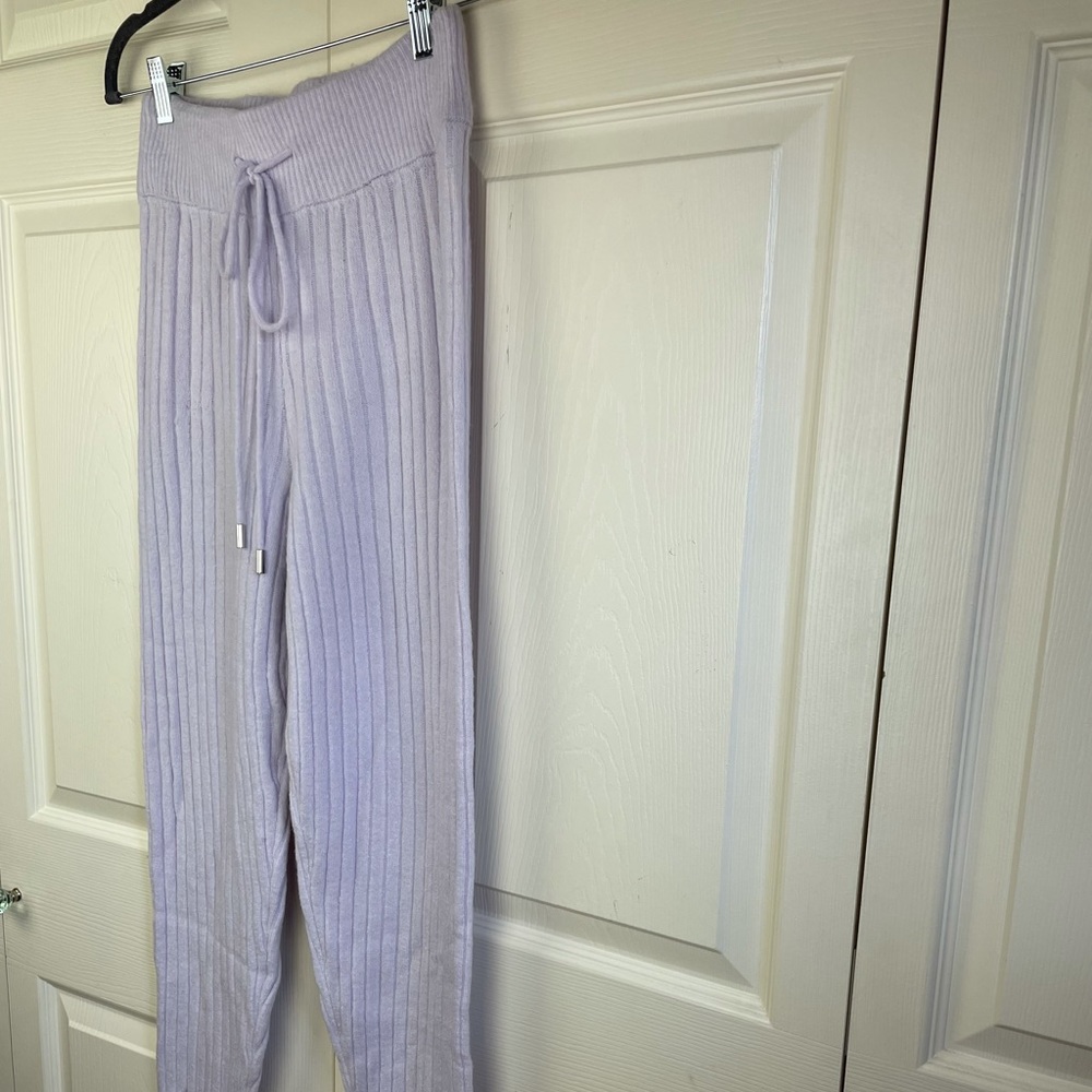 Free People  Around The Clock Jogger Pants Lavendar  S NWT - Picture 6 of 10